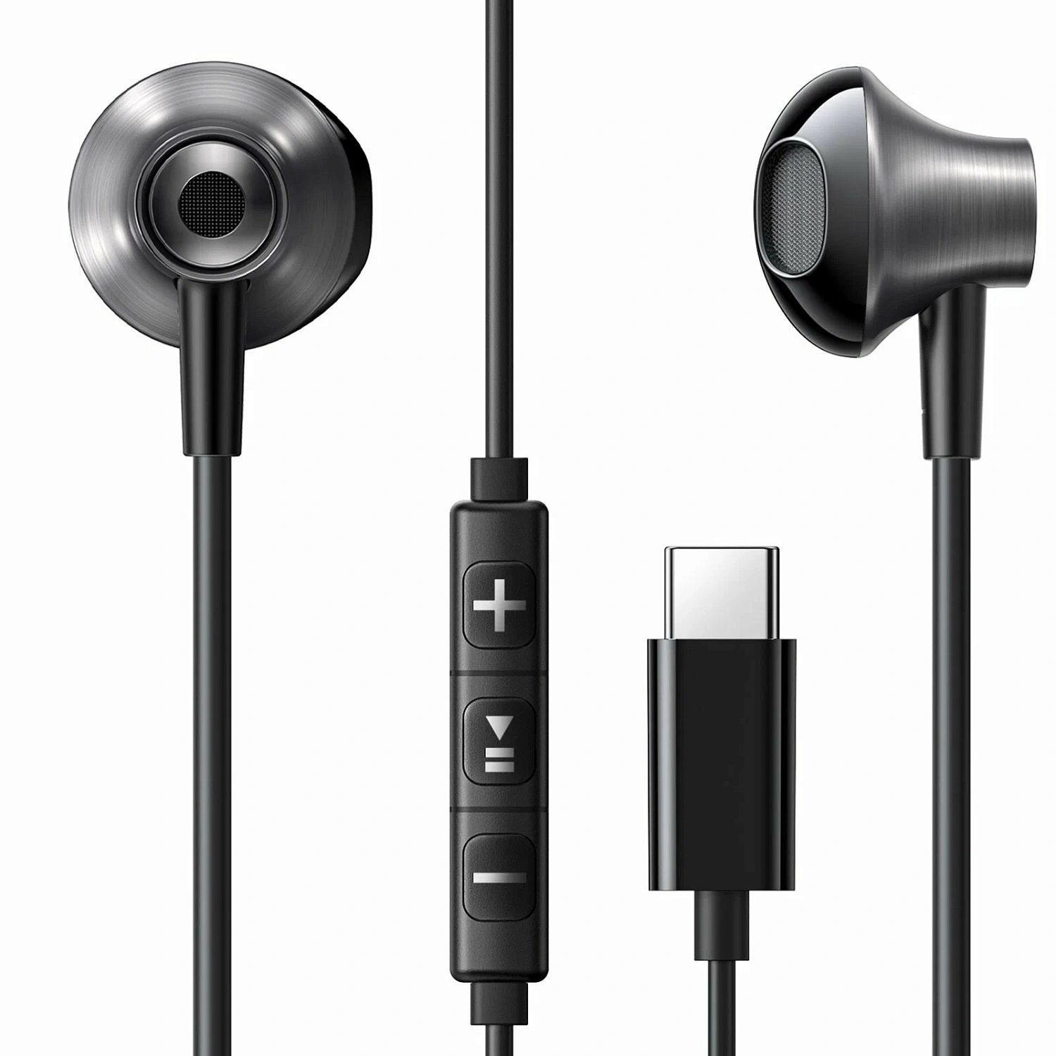 35756 Проводные наушники UGREEN EP106 Wired Earphones Type-C. Цвет: черный