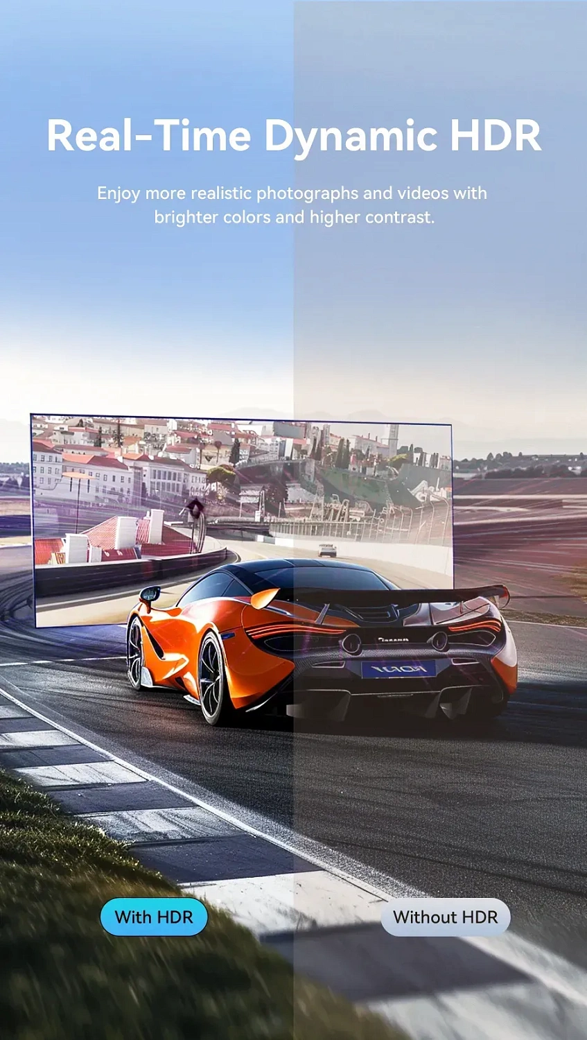 CRGBC Конвертер Cotton Braided USB-C to DP 8K Vention 0.25M Black