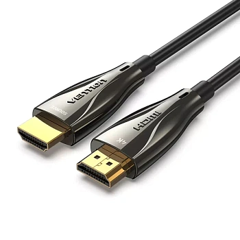 ALABX Кабель оптический Vention HDMI v2.0 4K 60Hz, 50м, цвет: черный