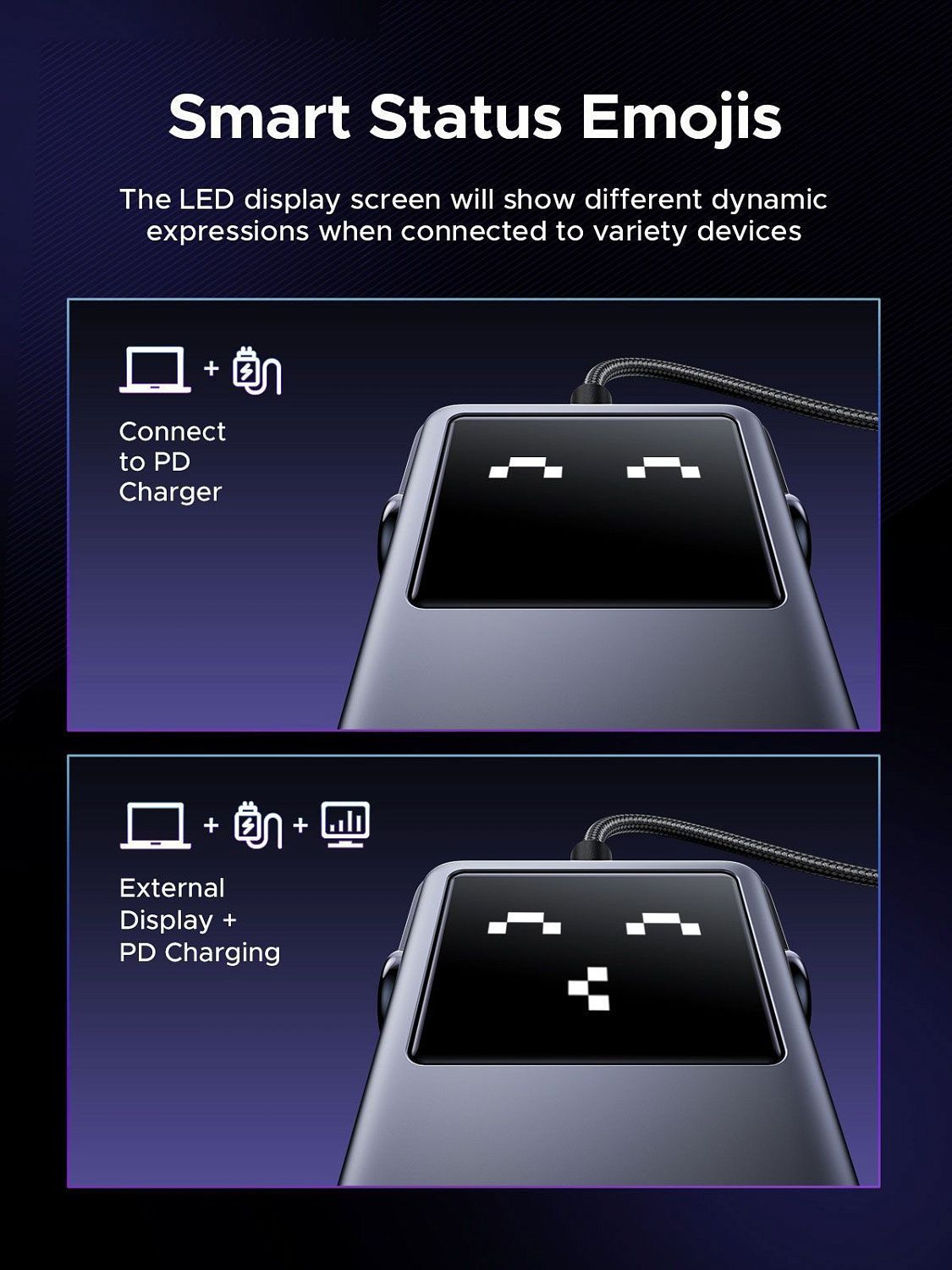 75179 Хаб UGREEN CM889 7-in-1 USB-C Hub With 1*HDMI&3*USB-A&USB-C PD&SD&microSD. Цвет: серый космос
